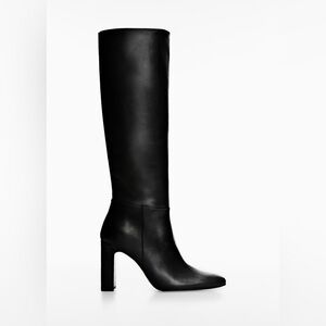 Elegant Black Knee-High Women's Boots